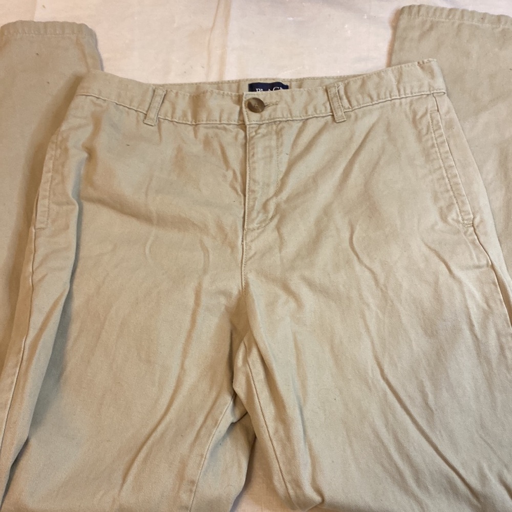 🌹Children’s Place Girl’s Sz 14 Khaki 100% Cotton Pants Mint Condition